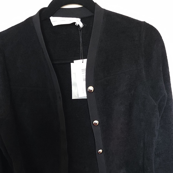 Proenza Schouler Cardigan - Black Chenille - Size Large - Picture 7 of 10